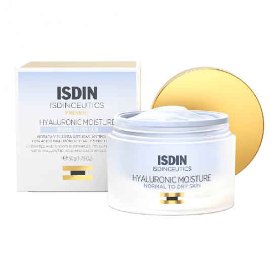 ISDIN Prevent Hyaluronic Moisture peau normale à sèche recharge 50gr ISDIN Prevent Hyaluronic Moisture peau normale à sèche recharge 50gr