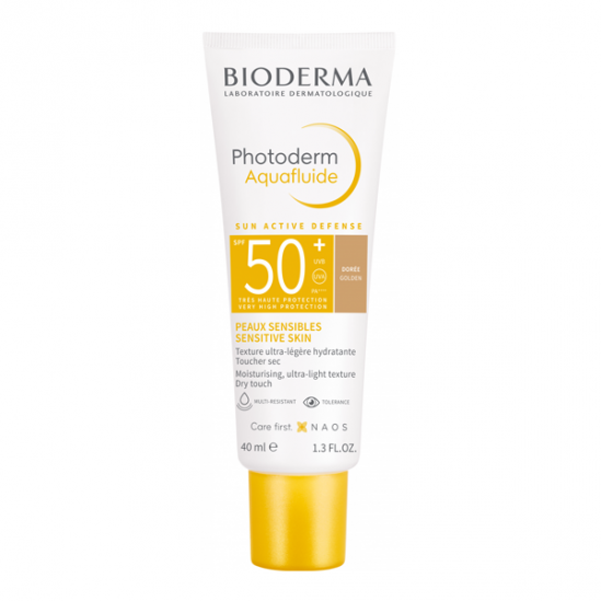Bioderma Photoderm Aquafluide SPF50+ dorée 40ml Bioderma Photoderm Aquafluide SPF50+ dorée 40ml