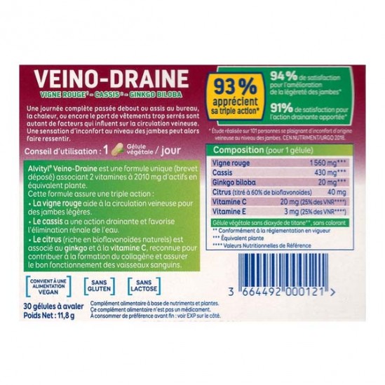 Alvityl Veino-draine lot de... Alvityl Veino-draine lot de...
