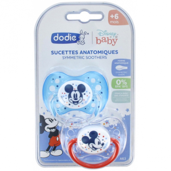 Dodie Sucette Duo Mickey Plus de 6 Mois Dodie Sucette Duo Mickey Plus de 6 Mois