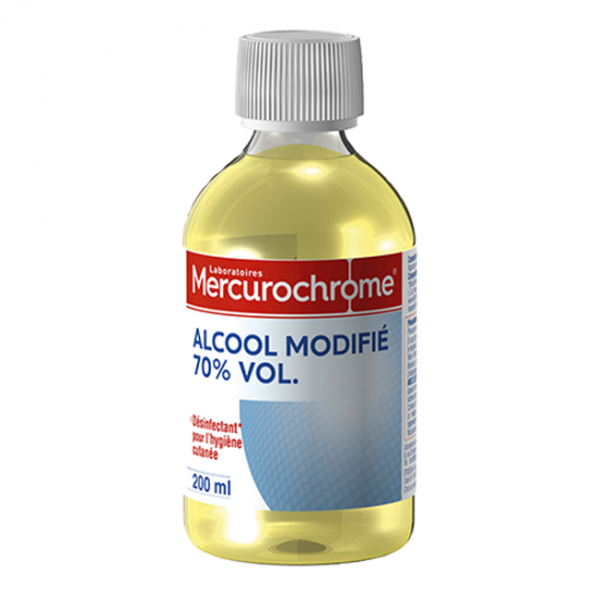 Mercurochrome Alcool Modifié 70% Vol 200ml Mercurochrome Alcool Modifié 70% Vol 200ml