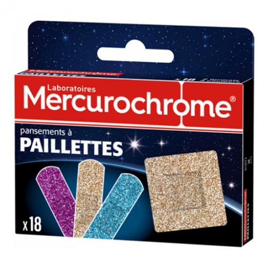 Mercurochrome pansements à base de Bambou 18 unités Mercurochrome pansements à base de Bambou 18 unités