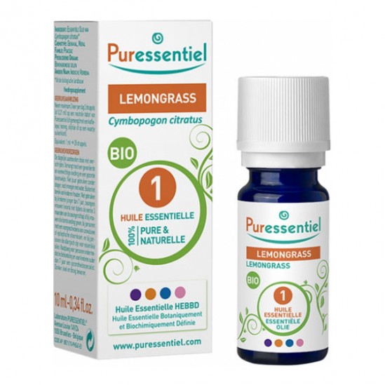 Puressentiel huile essentielle lemongrass BIO 10ml Puressentiel huile essentielle lemongrass BIO 10ml