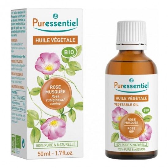 Puressentiel huile végétale bio rose musquée 50ml Puressentiel huile végétale bio rose musquée 50ml