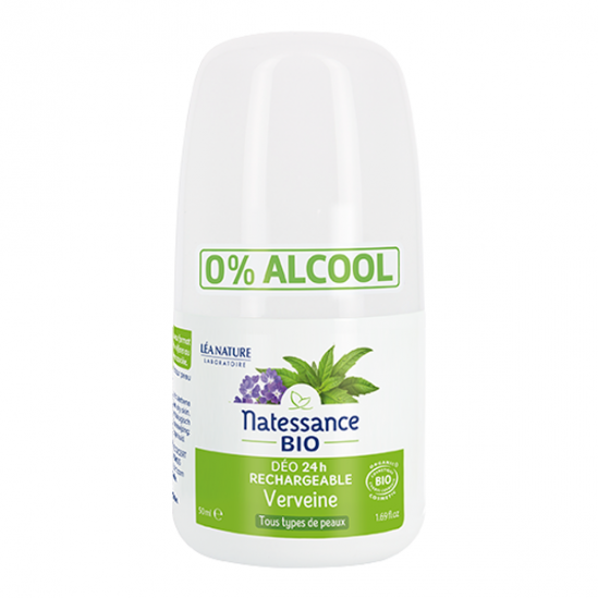 Natessance déo 24h rechargeable Verveine bio 50ml