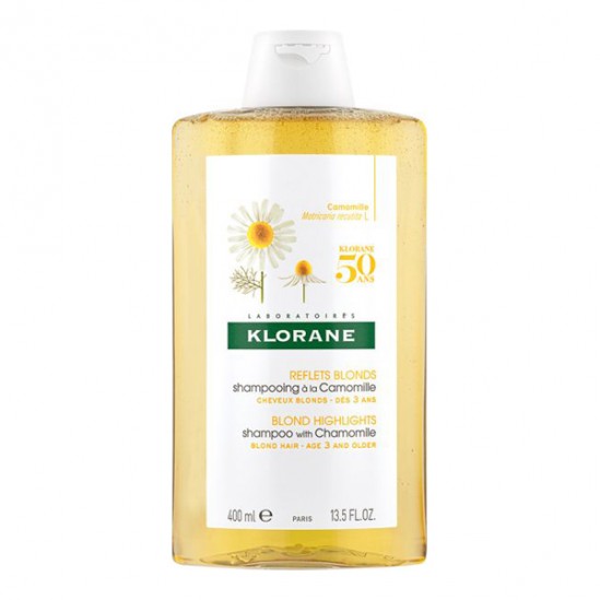 Klorane Reflets blonds shampooing à la Camomille 400ml Klorane Reflets blonds shampooing à la Camomille 400ml