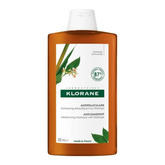 Klorane antipelliculaire shampoing rééquilibrant au galanga 400ml Klorane antipelliculaire shampoing rééquilibrant au galanga 400ml