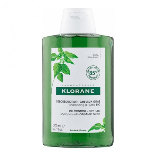 Klorane shampoing à l'ortie bio séboréducteur cheveux gras 200ml Klorane shampoing à l'ortie bio séboréducteur cheveux gras 200ml