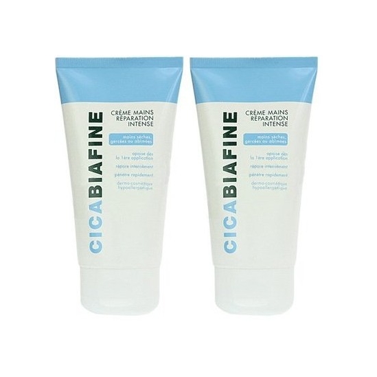 Cicabiafine crème mains réparation intense 75ml x2