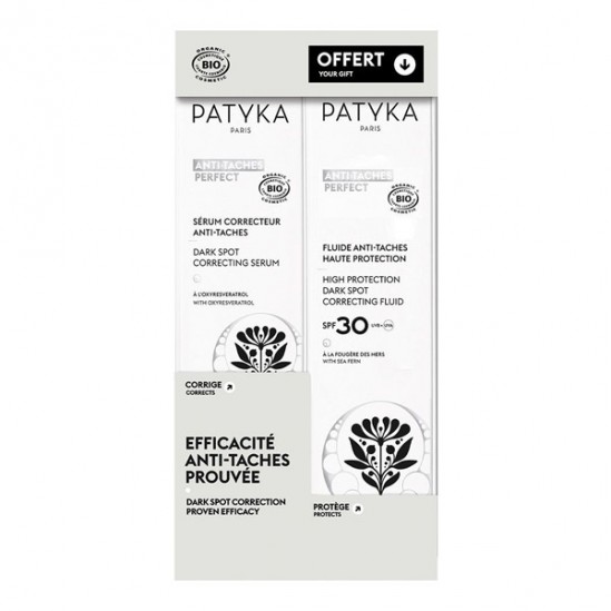 Patyka Duo Anti-Taches Perfect bio sérum 30ml + fluide 50ml Patyka Duo Anti-Taches Perfect bio sérum 30ml + fluide 50ml
