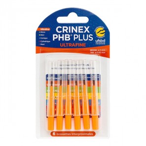 Crinex PHB Plus Ultrafine boîte de 6 brossettes