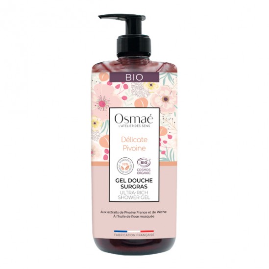 Osmaé Rose Délicate Pivoine gel douche surgras 1L Osmaé Rose Délicate Pivoine gel douche surgras 1L