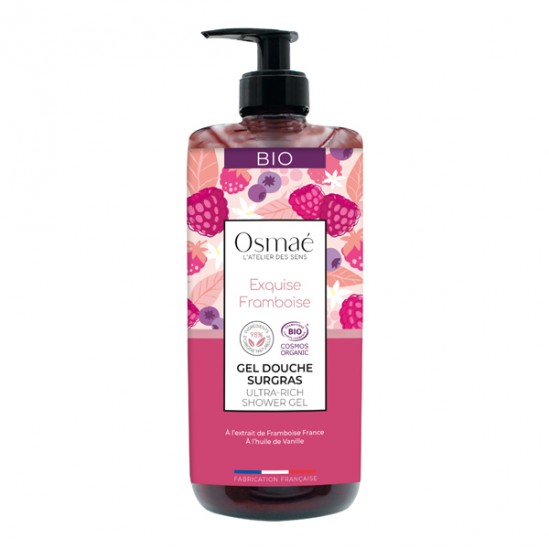 Osmaé Exquise Framboise gel douche surgras 1L Osmaé Exquise Framboise gel douche surgras 1L