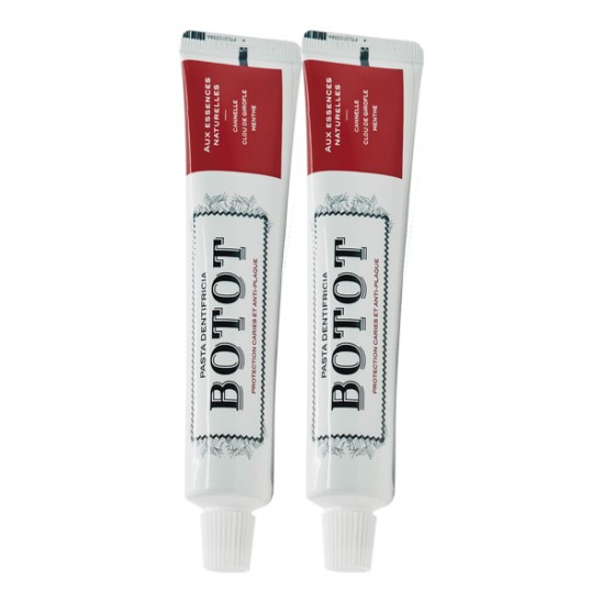 Botot dentifrice cannelle clou de girofle menthe lot de 2x75ml Botot dentifrice cannelle clou de girofle menthe lot de 2x75ml