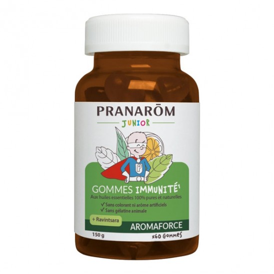 Pranarôm gommes immunité junior 60 gommes
