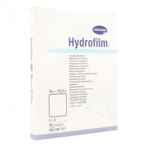 Hydrofilm pansement adhésif stérile transparent 10x12,5cm boîte de 10