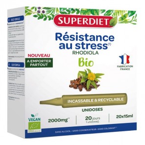 Superdiet Rhodiola bio 20 unidoses de 15ml