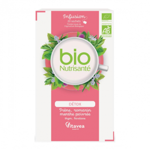 Nutrisanté Infusion Détox bio 20 sachets