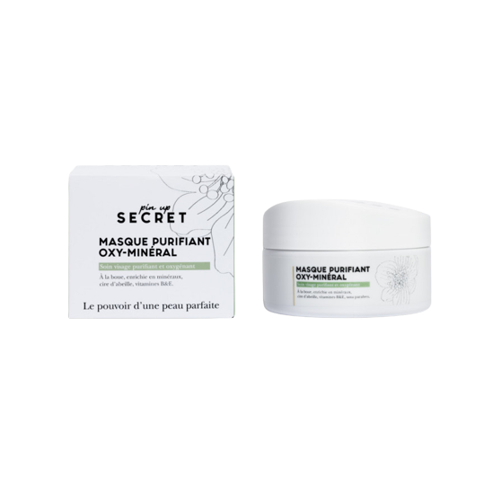 Pin up secret masque oxy-minéral à la cire d'abeile 200ml Pin up secret masque oxy-minéral à la cire d'abeile 200ml