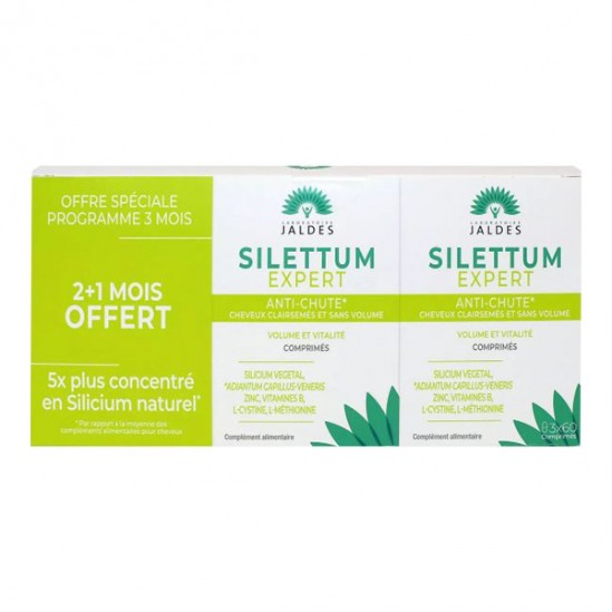 Jaldes Silettum Expert Anti-chute lot de 3x60 comprimés Jaldes Silettum Expert Anti-chute lot de 3x60 comprimés