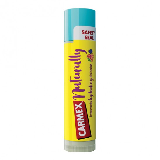 Carmex Naturally baume à lèvre aux fruits rouges