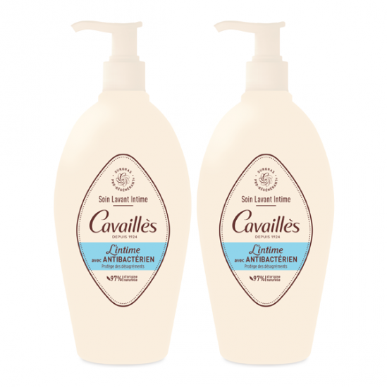 Rogé Cavaillès soin lavant intime anti-bactérien lot de 2 x 500ml Rogé Cavaillès soin lavant intime anti-bactérien lot de 2 x 500ml