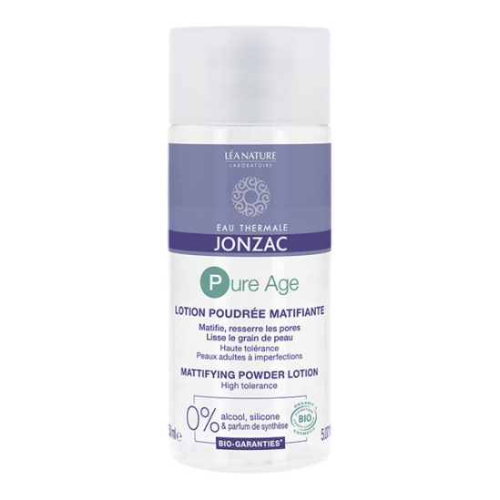 Jonzac Pure Age lotion poudrée matifiante 150ml Jonzac Pure Age lotion poudrée matifiante 150ml