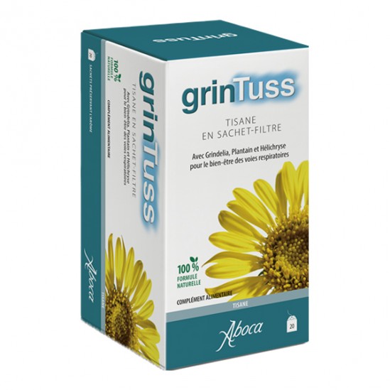 Aboca GrinTuss tisane 20 sachets-filtre x 1,5 gr Aboca GrinTuss tisane 20 sachets-filtre x 1,5 gr