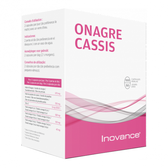 Inovance Onagre Cassis 100 capsules Inovance Onagre Cassis 100 capsules