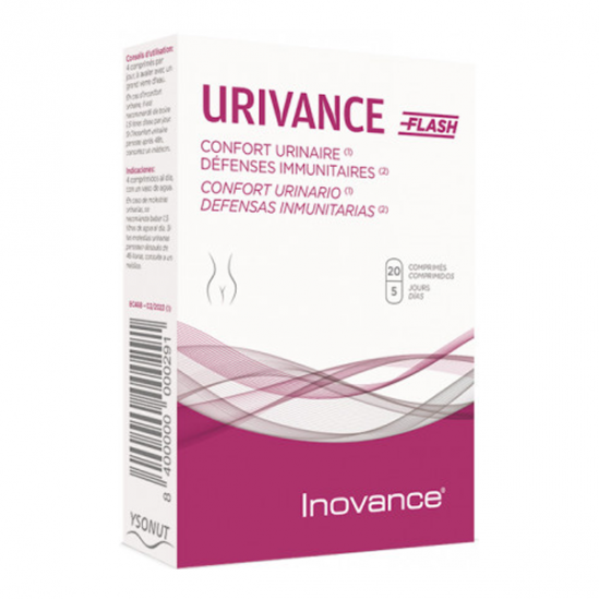 Inovance Urivance Flash confort urinaire 20 comprimés Inovance Urivance Flash confort urinaire 20 comprimés