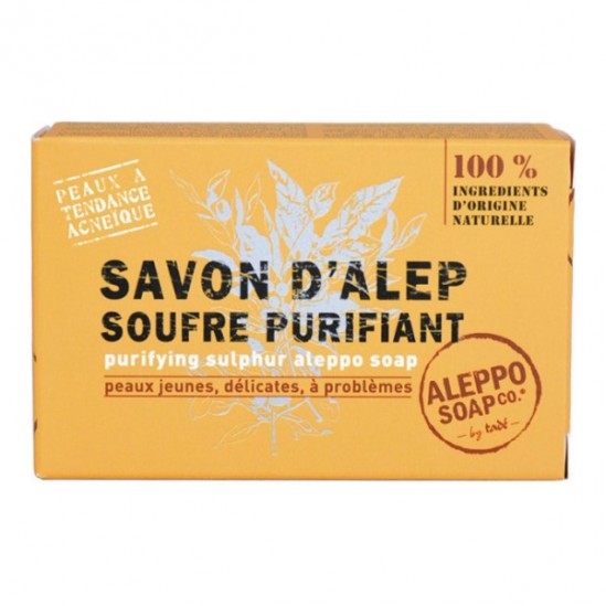 Tadé savon d'Alep soufre purifiant 150gr Tadé savon d'Alep soufre purifiant 150gr