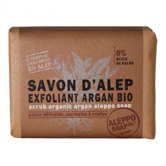 Tadé savon d'Alep exfoliant Argan bio 100gr Tadé savon d'Alep exfoliant Argan bio 100gr