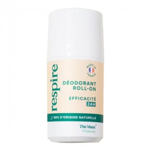 Respire déodorant roll-on 24h thé blanc 50ml