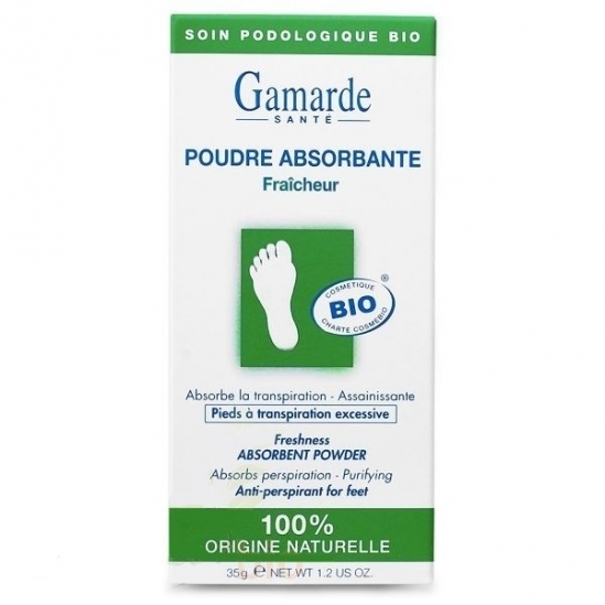 Gamarde poudre absorbante fraicheur pieds 35g