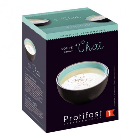 Protifast Soupe Thaï 7 sachets de 24gr Protifast Soupe Thaï 7 sachets de 24gr