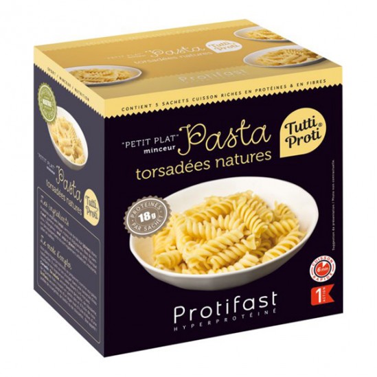 Protifast Tutti Proti Pasta torsadées nature boîte de 5 sachets Protifast Tutti Proti Pasta torsadées nature boîte de 5 sachets
