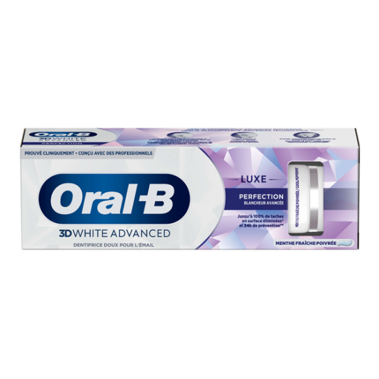 Oral-B 3D White Advanced luxe perfection dentifrice 75ml Oral-B 3D White Advanced luxe perfection dentifrice 75ml