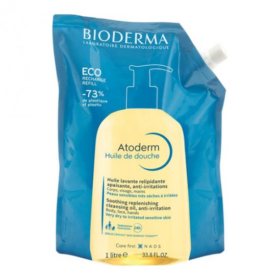Bioderma Atoderm huile de douche éco-recharge 1L Bioderma Atoderm huile de douche éco-recharge 1L