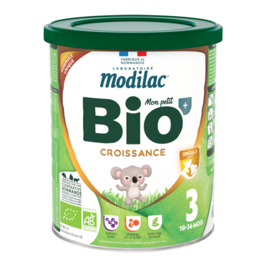 Modilac Mon petit Bio+ 3 Croissance lait 10-36 mois 800gr