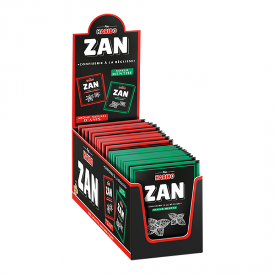 Haribo Zan Anis Menthe 60 petits pains