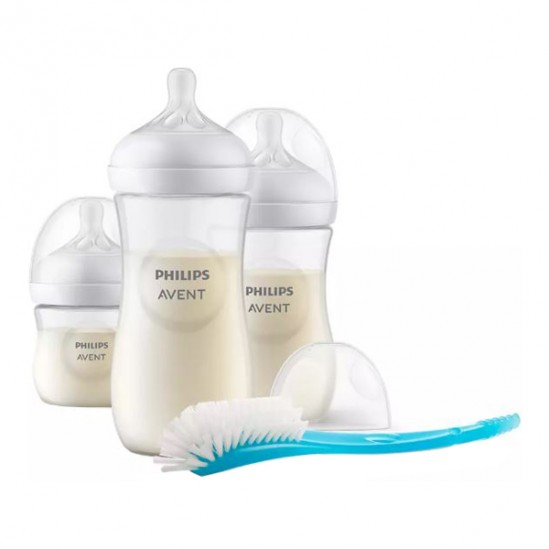 Avent coffret Natural Responce 3 biberons verre Avent coffret Natural Responce 3 biberons verre