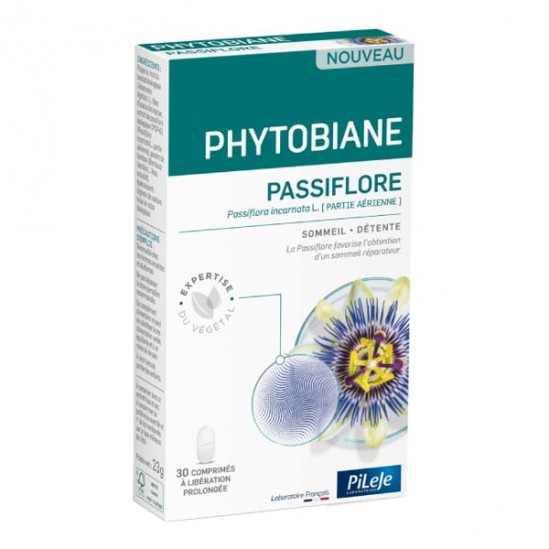 Pileje Phytobiane Passiflore 30 comprimés Pileje Phytobiane Passiflore 30 comprimés