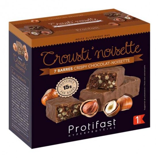 Protifast Crousti'Caramel 7 barres 308gr Protifast Crousti'Caramel 7 barres 308gr