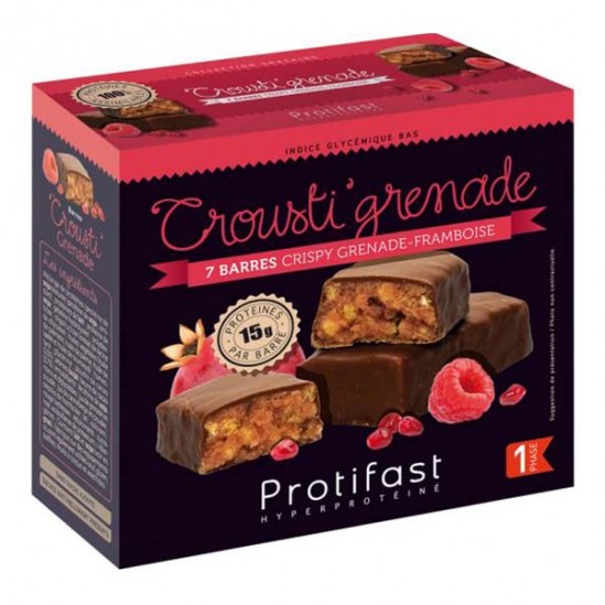 Protifast Crousti'Caramel 7 barres 308gr Protifast Crousti'Caramel 7 barres 308gr