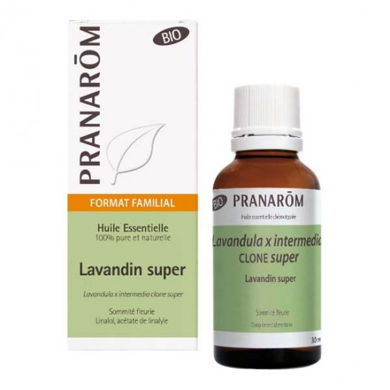 Pranarôm Lavandin Super huile essentielle bio 30ml Pranarôm Lavandin Super huile essentielle bio 30ml