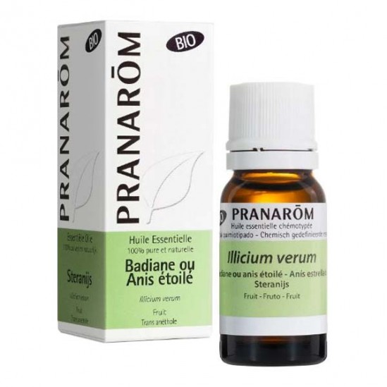Pranarôm Badiane ou Anis étoilé huile essentielle bio 10ml Pranarôm Badiane ou Anis étoilé huile essentielle bio 10ml