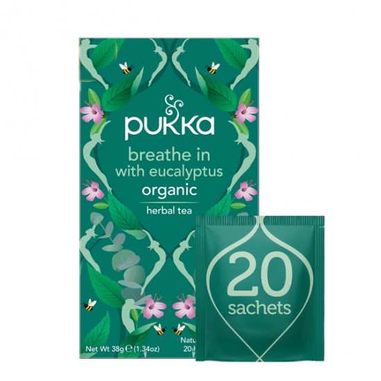Pukka inspiration à l'Eucalyptus bio 20 sachets Pukka inspiration à l'Eucalyptus bio 20 sachets