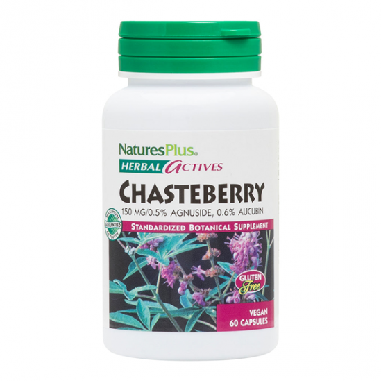 Natures Plus Herbal Actives Chasteberry 150mg 60 capsules