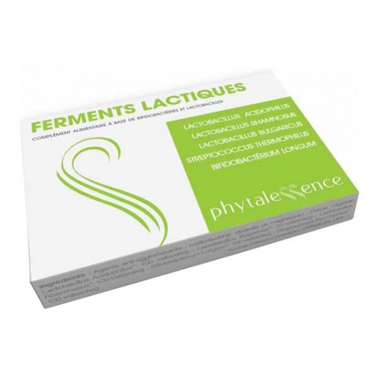 Phytalessence Ferments Lactiques étui de 10 gélules Phytalessence Ferments Lactiques étui de 10 gélules