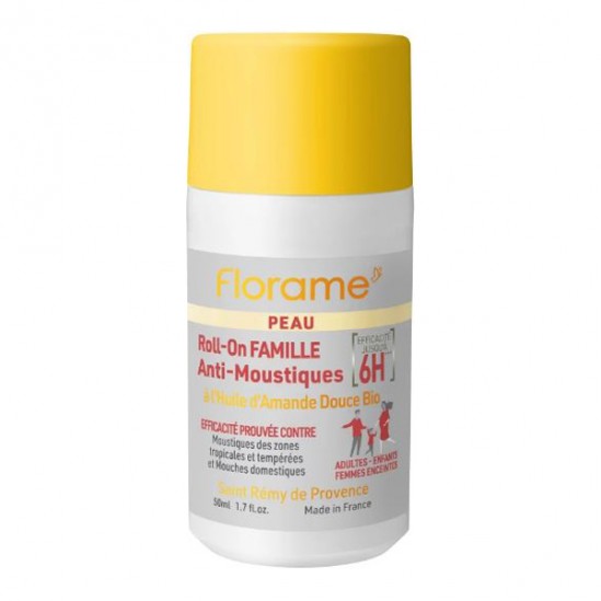 Florame Peau Roll-on Famille anti-moustiques 50ml Florame Peau Roll-on Famille anti-moustiques 50ml